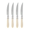 Vietri Aladdin Brilliant Ivory Steak Knives