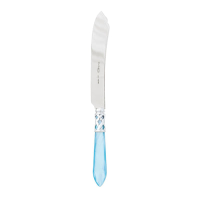 Vietri Aladdin Brilliant Light Blue Cake Knife