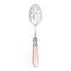 Vietri Aladdin Brilliant Light Pink Slotted Serving Spoon