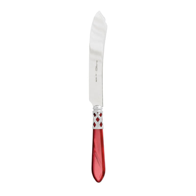 Vietri Aladdin Brilliant Red Cake Knife