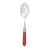 Vietri Aladdin Brilliant Red Slotted Serving Spoon