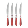 Vietri Aladdin Brilliant Red Steak Knives