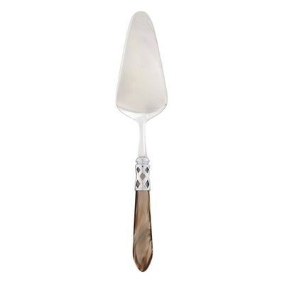 Vietri Aladdin Brilliant Taupe Pastry Server