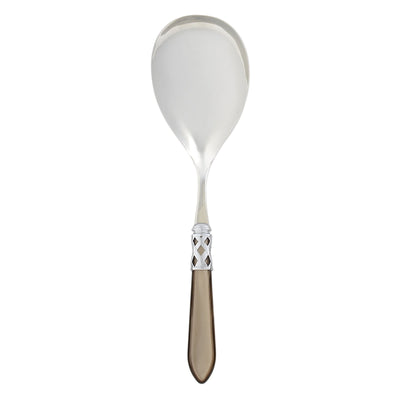 Vietri Aladdin Brilliant Taupe Serving Spoon