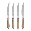 Vietri Aladdin Brilliant Taupe Steak Knives