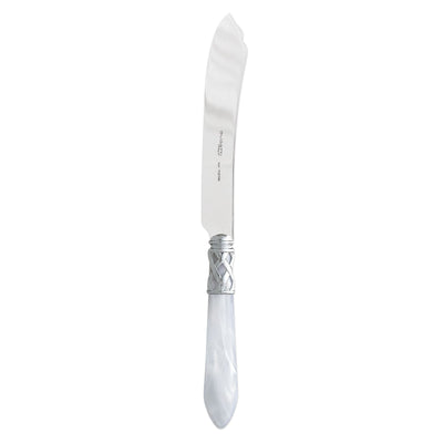 Vietri Aladdin Brilliant White Cake Knife