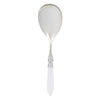 Vietri Aladdin Brilliant White Serving Spoon