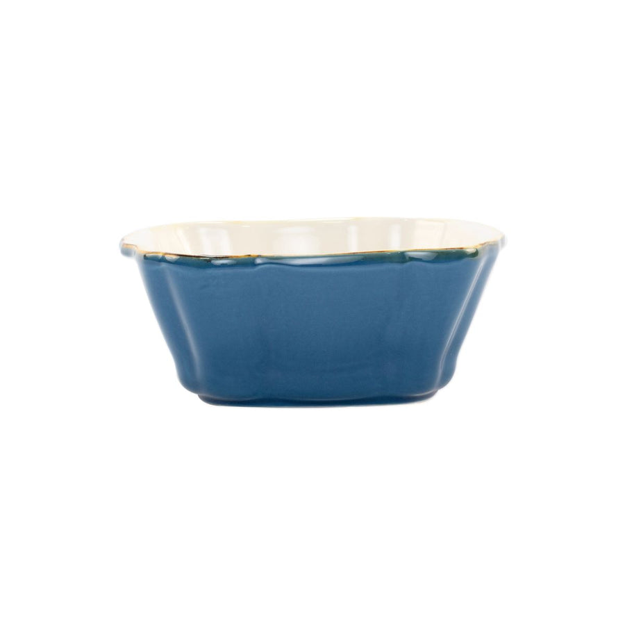 Vietri Italian Blue Small Square Baker