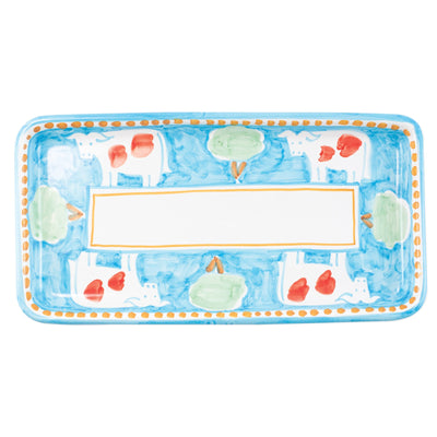 Vietri Campagna Mucca Rectagular Platter