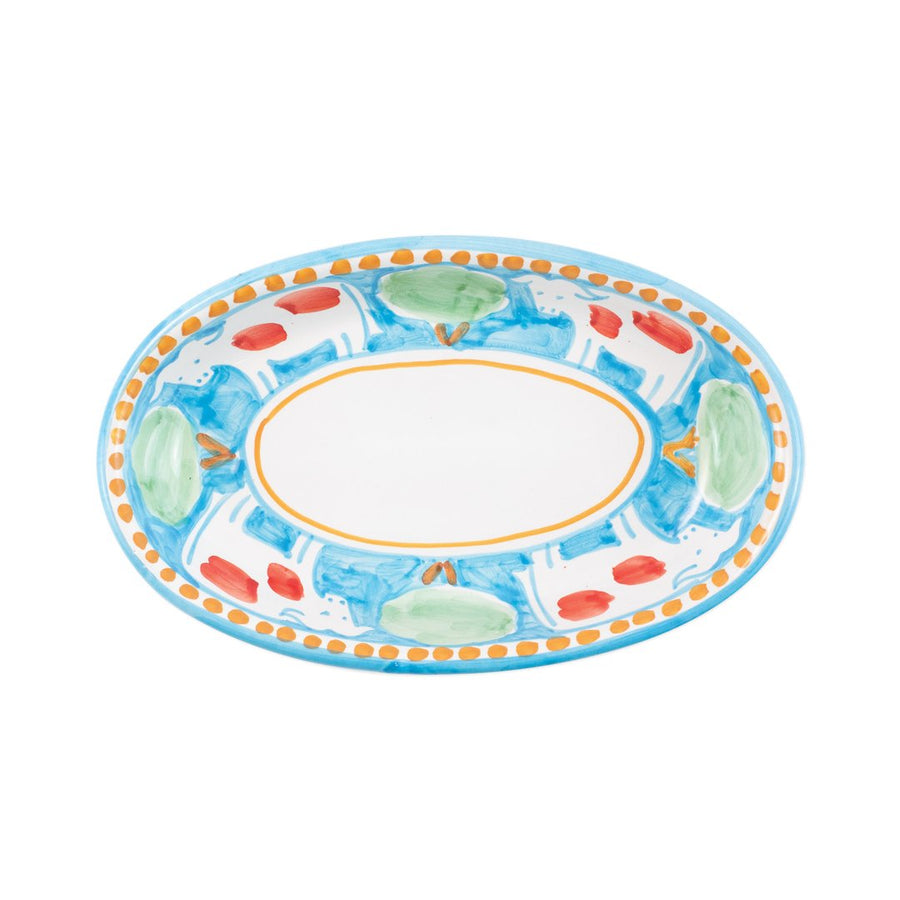 Vietri Campagna Mucca Small Oval Tray
