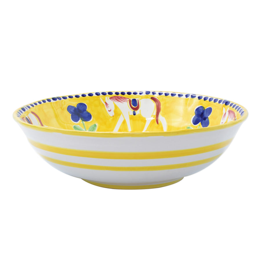 Vietri Campagna Cavallo Serving Bowl