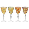 Vietri Regalia Assorted Wine Glasses