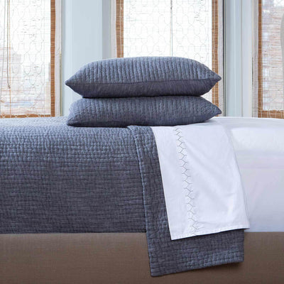 John Robshaw Vivada Gray Coverlet Set