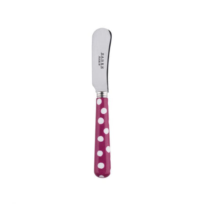 Sabre Paris White Dots Fuchsia Spreader