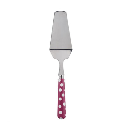 Sabre Paris White Dots Fuchsia Tart Slicer