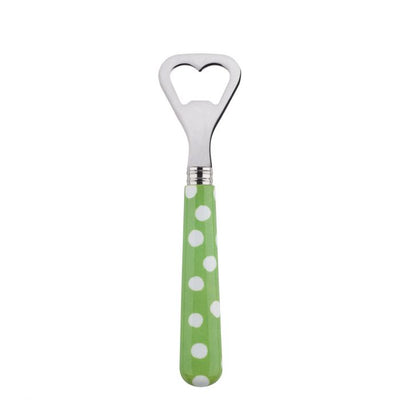 Sabre Paris White Dots Garden Green Bottle Opener