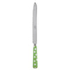 Sabre Paris White Dots Garden Green Bread Knife