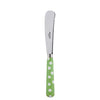 Sabre Paris White Dots Garden Green Butter Knife