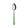 Sabre Paris White Dots Garden Green Demi-tasse Spoon