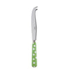 Sabre Paris White Dots Garden Green Large Cheese Knife