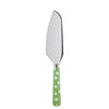 Sabre Paris White Dots Garden Green Pie Server