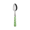 Sabre Paris White Dots Garden Green Teaspoon