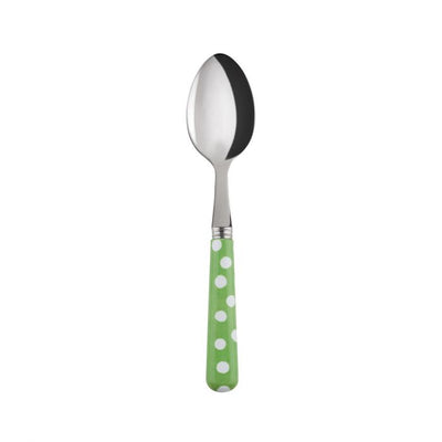 Sabre Paris White Dots Garden Green Teaspoon