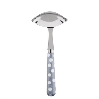 Sabre Paris White Dots Grey Gravy Ladle