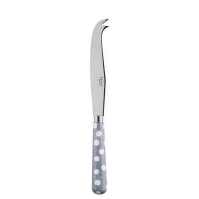 Sabre Paris White Dots Grey Large Cheese Knife