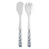 Sabre Paris White Dots Grey Salad Set