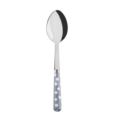 Sabre Paris White Dots Grey Serving Spoon