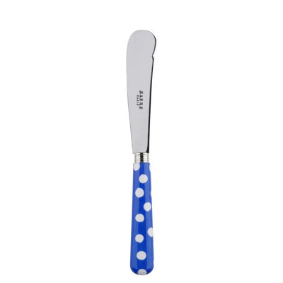 Sabre Paris White Dots Lapis Blue Butter Knife