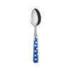 Sabre Paris White Dots Lapis Blue Demi-tasse Spoon