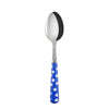 Sabre Paris White Dots Lapis Blue Dessert Spoon