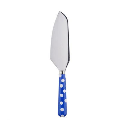 Sabre Paris White Dots Lapis Blue Pie Server