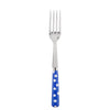 Sabre Paris White Dots Lapis Blue Serving Fork