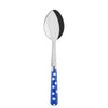 Sabre Paris White Dots Lapis Blue Serving Spoon