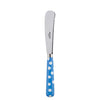 Sabre Paris White Dots Light Blue Butter Knife