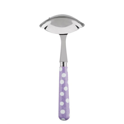 Sabre Paris White Dots Lilac Gravy Ladle