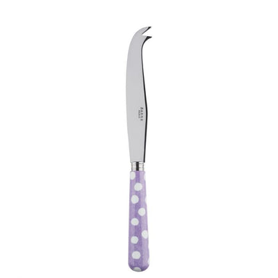 Sabre Paris White Dots Lilac Large Cheese Knife
