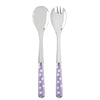 Sabre Paris White Dots Lilac Salad Set