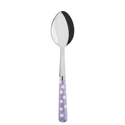 Sabre Paris White Dots Lilac Serving Spoon