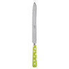 Sabre Paris White Dots Lime Bread Knife