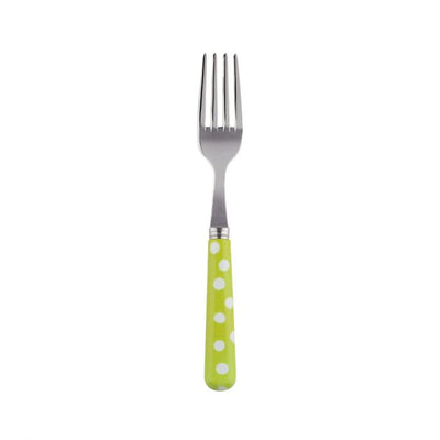 Sabre Paris White Dots Lime Cake Fork