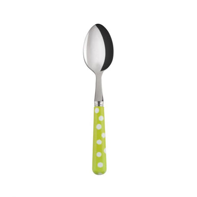 Sabre Paris White Dots Lime Demi-tasse Spoon