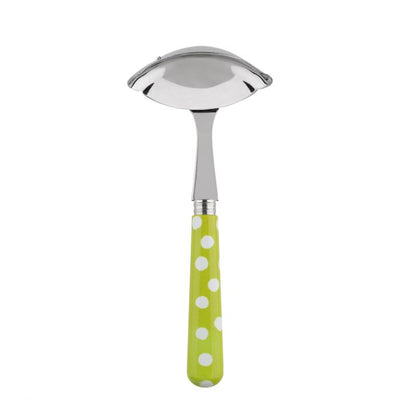 Sabre Paris White Dots Lime Gravy Ladle