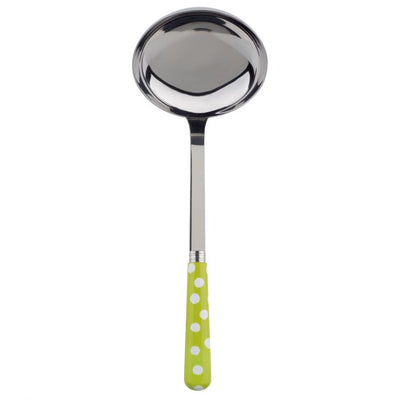 Sabre Paris White Dots Lime Ladle