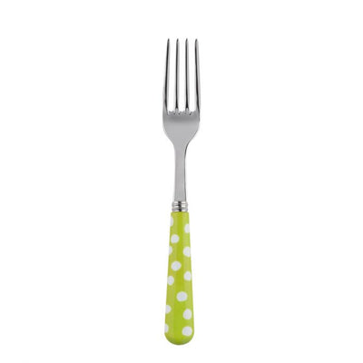 Sabre Paris White Dots Lime Salad Fork