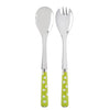 Sabre Paris White Dots Lime Salad Set