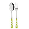 Sabre Paris White Dots Lime Serving Set